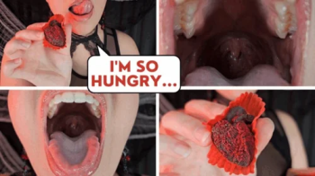 Eat Your Heart Out - Vore Giantess Countess Wednesday Turns You into Her Tiny Meal as You Watch Her Eating & Swallowing.webp
