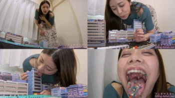 Mio Nozaki - Giantess Cute girl Mio's innocent destruction of the city part1 gia-173-1 - 1080p.webp