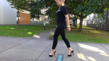 Neele - Black Butt Leggings and Clear Mules - mp4 1920x1080.webp