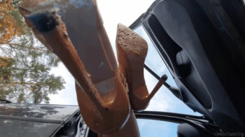 UNDER CAMERA Giantess Trampling YOU in Brown Stiletto Heels.webp
