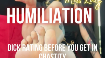 Miss Lilly Rates Your Dick Before Locking You In Chastity!.webp