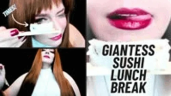 Giantess Sushi Lunch Break.webp