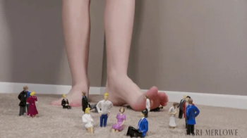 Barefoot Giantess Steps on You - Mari Merlowe.webp