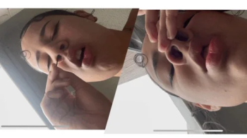 4K Innocent giantess goes to the doctor to check her nose.webp