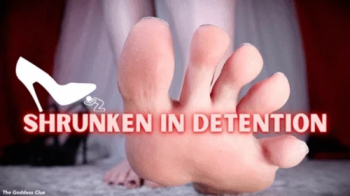 Shrunken in Detention - HD - The Goddess Clue, High Heels, Giantess Teacher, Foot Crushing Shrunken Man.webp