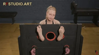 Frida - Foot Tickling for Cute and Sensitive Blonde in Big Stocks (FULL HD MP4).webp
