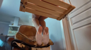 Ruslana In Red Dress Sits On A Swing And Massages Doctor Strange’s Dick - Tan Pantyhose And Semi Ballet - Full.webp