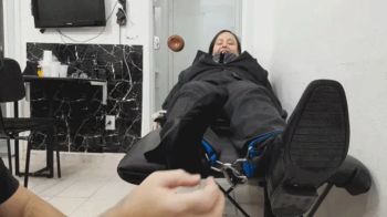 Susu in socks off to lick suck and bites to bare foot tickling.webp