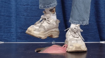 Floor-face trampling under dirty Balenciaga sneakers (part 8 of 10), flo608x 1080p.webp