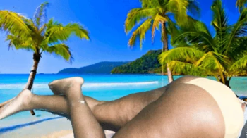 Sexy Giantess At the Beach 4K smaller.webp