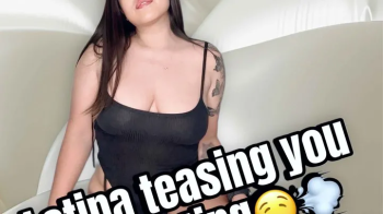 Latina big tits teasing you and farting.webp