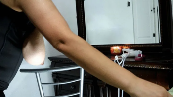 Piggy slut gets her tits milked hard.webp