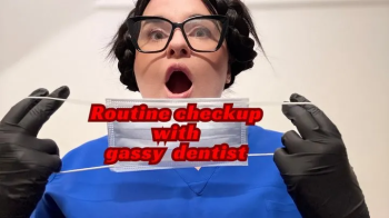 Gassy Dentist farting through your teeth checkup.webp