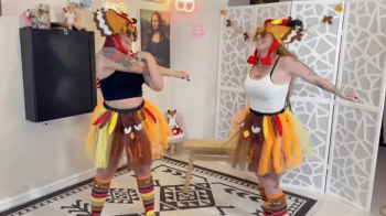 Turkey Trot FOOT WORSHIP Secret - SCARLETT PEACH & BABZ HIDEF.webp