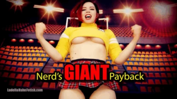 Nerd’s GIANT Payback - Ludella Grows Into Powerful and Curvy Giantess Goddess - Transformation Growth - HD MP4 1080p.webp