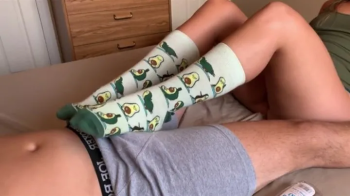 Socks Teasing and Barefeet Footjobs (MOV).webp