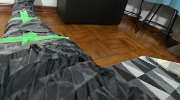 MUMMIFYING THE SLAVE AND PUTTING HIM ON A SMOTHER BOX RELEASING FARTS FROM MY ASS BY ANITA AND DANIEL SANTIAGO CAM BY AL.webp