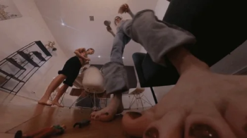 Maryana and Olya and their unaware barefoot carnage 4K Version VR360.webp