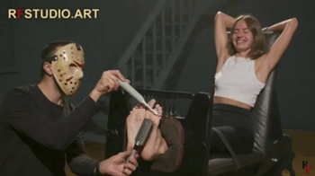 Lali - Tickling the Enchanting Bare Feet of a Shy Beauty in Stocks (FULL HD MP4).webp