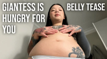Giantess Is Hungry For You - Belly Tease.webp
