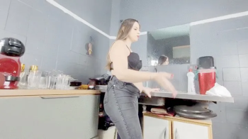 CLEANING AND FARTING IN THE DIRTY HOUSE - BY ISABELITA - CLIP 1.webp