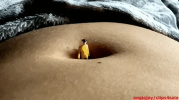 Guy digging into her navel.webp