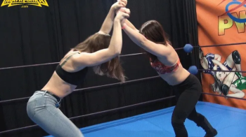 Asgerda vs IronGirl - Female Pro Wrestling Foot Domination Fight - FullHD.webp