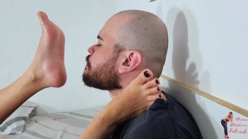 Foot worship milf, part 4, by Melissa Ramos and Slave, FULL HD.webp