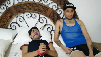 Foot Humiliation Of 18-Year-Old Boy Alee- First He Gets Ballgagged & Gently Tickled On His Feet. After That His College.webp
