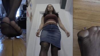 GIANT LANDLORD - Jamie Daniels, Giantess, Foot Fetish, Stockings, Vore MP4.webp