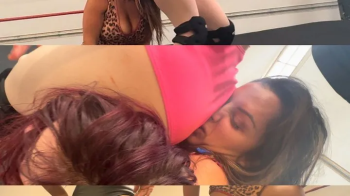 Blonde dominates 2 girls with Her ass.webp