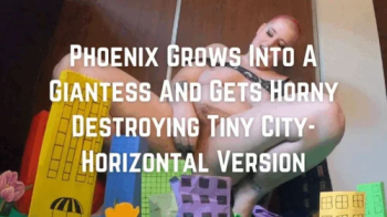 Phoenix Grows Into A Giantess And Destroys Tiny City- Horizontal 4k.webp