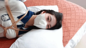 xy296 - cute girl in school uniform tied to bed with ropes.webp