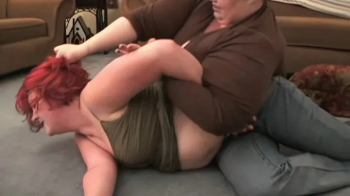 Farting and ass smothering in vinyl leggings, starring Mistress Luna.webp