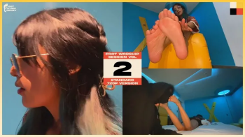 18 YO OTAKU MEXICAN BEAUTY GETS HER FEET LICKED AND TOES SUCKED - FOOT WORSHIP SESSION VOL 2 - MAYA - ACT I & II - STAND.webp
