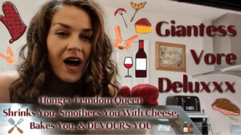 My 1st Giantess Creation - Drench You In Cheese Then Bake You In Oven.webp