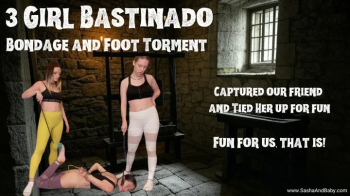Rope Bondage Bastinado - Tied up Our Friend and Tormented her Feet.webp