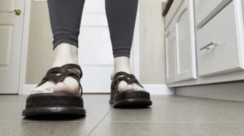 Giantess in Platform Sandals Makes You Worship.webp