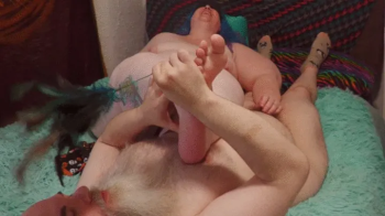 BBW Goddess Anna Feather Tickle Jerk!.webp
