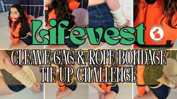 Lifevest Cleave Gag and Rope Bondage Challenge.webp