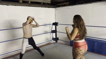 Destroyed with powerbombs, lift and carry, bear hugs and slams.webp