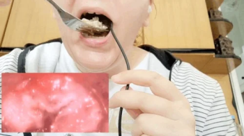 Eating rice - Swallowing large Microcamera - Extreme Vore Exploration 1080HD.webp