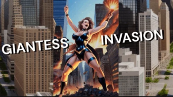 Giantess Invasion #7 - Destroying The City Of Men.webp