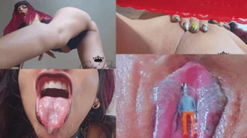 Giantess insertion - He drink my pussy juice.webp