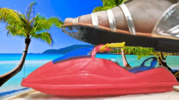 Giantess Destroys Teenie boyfriend's Jet ski at Beach 1080.webp
