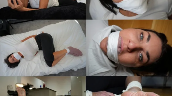 Yoga class cancelled, sarah wild multi bound and gagged in her yoga gear (mp4).webp