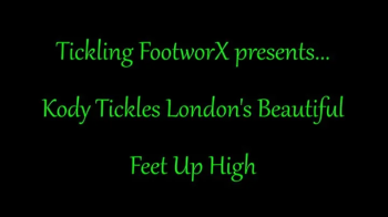Kody Tickles London's Beautiful Feet Up High.webp