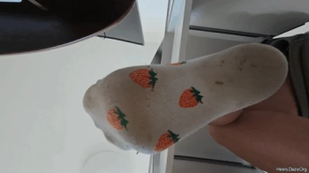 Unaware Giantess Working on Laptop in Socks Pt 7.webp