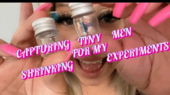 CAPTURING TINY MEN FOR MY SHRINKING EXPERIMENTS TO DESTROY.webp