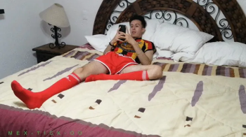 Twink Foot Fetish Action- College Boys Mateo & Petit Are Licking & Worshipping Their Boyish Feet From Each Other. The Wh.webp